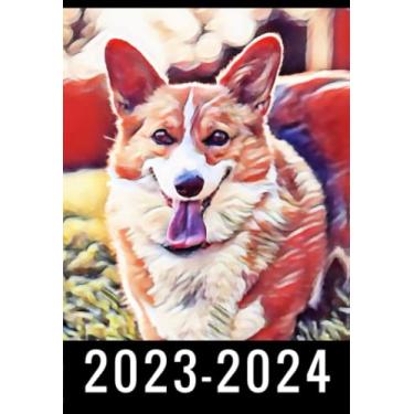 Imagem de 2-Year 2023-2024 Pocket Planner Corgi: Monthly Calendar & Agenda Organizer, Monthly Appointment Book, Jan 2023 Dec 2024 Personal Time Management, ... your next 2 years, Gifts For Corgi lovers.