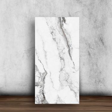 Imagem de Placa Flexível Revestimento Autocolante Efeito Marmore Branco 90x60cm - Decoração de Paredes para Sala, Quarto e Escritório (10)