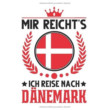 Imagem de Dänemark Notizbuch: Mir reicht's Ich reise nach Dänemark Fanö Reise / 6x9 Zoll / 120 linierte Seiten Seiten