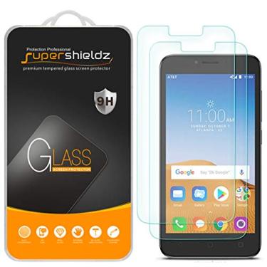 Imagem de Supershieldz (Pacote com 2) Protetor de tela de vidro temperado Alcatel Tetra, antiarranhões, sem bolhas