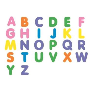 Imagem de Alfabeto Didático A A Z Vogais E S, R Extras Eva Liso Color - Taqua La