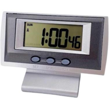 Imagem de Relógio de mesa digital com despertador - bazar do saara