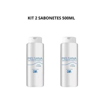 Imagem de KIT 2 - Sabonete Antisséptico Pielsana com PHMB - 500ml - DBS