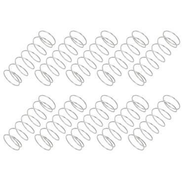Imagem de PATIKIL Mola de compressão, diâmetro do fio de 0,6 mm x 12 mm OD x 35 mm C, 10 peças de extensão mecânica de aço inoxidável 304 molas pequenas kit sortido para lojas e reparos domésticos