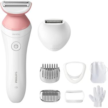 Imagem de Philips Lady Electric Shaver Series 6000, sem fio com 7 acessórios - branco-BRL146/00