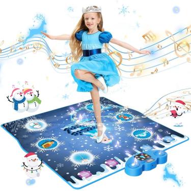 Imagem de Tapete de dança SKYCOMET Ice and Snow 6-Button Princess 4-8 anos