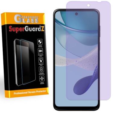 Imagem de SuperGuardZ [Pacote com 2] Protetor de tela para Motorola Moto G53 (2023) vidro temperado antiluz azul, proteção para os olhos, 9H, 0,3 mm, antiarranhões, antibolhas