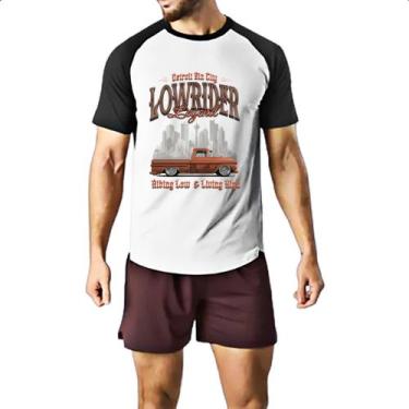 Imagem de Camiseta Raglan Detroit Sin City Lowrider - Alearts, P