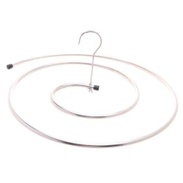 Imagem de Cabide De Aco Inox Espiral Para Lencois E Toalhas 40Cm