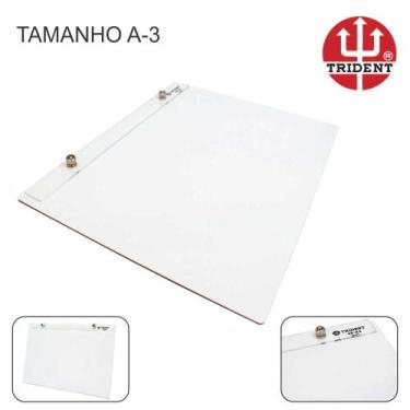 Imagem de Prancheta Portátil Trident Desenho Técnico Mod A3 Formica