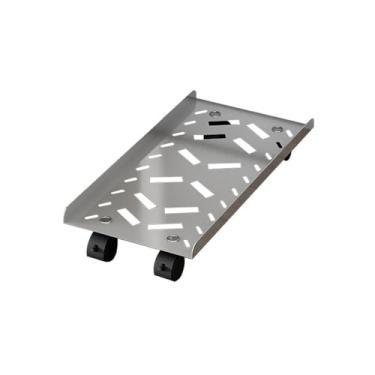 Imagem de Suporte para CPU Suporte de cpu de aço inoxidável, suporte para pc móvel com 4 rodas de rodízio, adequado para jogos, suporte de cpu para pc, suporte de cpu sob a mesa Suporte para CPU(Grande)