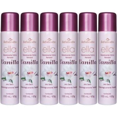Imagem de Kit 6 Desodorante Intimo Feminino Vanilla Pelvico Atacado - Sofisticat