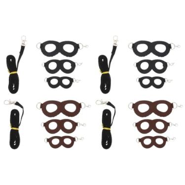 Imagem de 4 conjuntos de trela para hamster, coleira de rato doméstica, arnês portátil para ratos, acessório conveniente para hamster, acessório para porquinho-da-índia, coleira para hamster, arreios portáteis