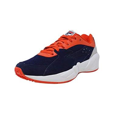 Imagem de Fila Mindblower Athletic Style Fashion Sneaker - 8M - Cherry Tomato/Fila Navy/White