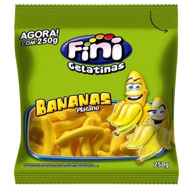 Imagem de Bala Gelatina Bananas 250g - Fini