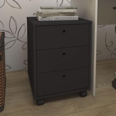 Imagem de Gaveteiro 3 Gavetas New com Rodízios