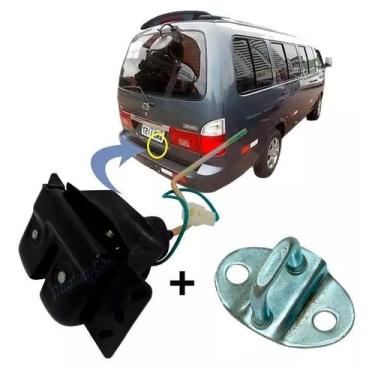 Imagem de Fechadura Batente Gancho + Porta Tampa Traseira Besta Gs - SHALOMCAR