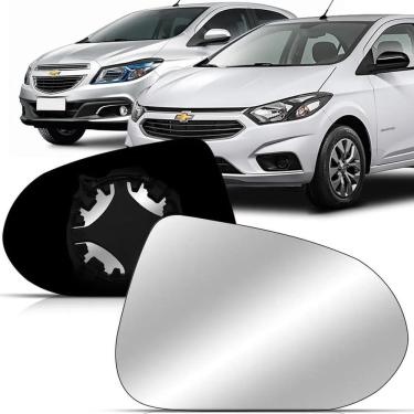 Imagem de Lente Retrovisor Chevrolet Gm Onix Prisma 2013 2014 2015