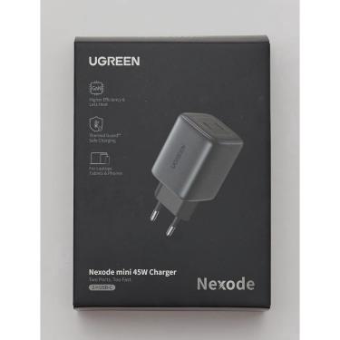 Imagem de Carregador ugreen Nexode 45W GaN Dual usb-c 20W + 25W compatível Super Fast Charging 2.0, Galaxy S24 Ultra S24 S23 S22 fe Fold Z Flip Pixel 8 7 iPhone