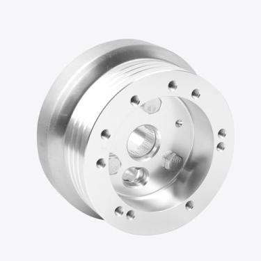 Imagem de Adaptador de cubo de volante de carro de 5 e 6 furos, conector de cubo curto polido, acessórios de carro para Chevrolet, GMC, Pontiac