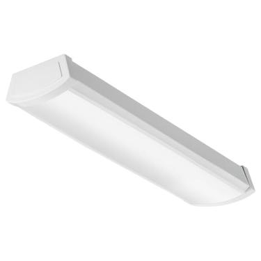 Imagem de Lithonia Lighting Luminária LED de 2 pés, luz de teto embutida envolvente LED de perfil baixo, branco frio 4000K, MVOLT, 61 cm (FMLWL 24 840 ZT MVOLT)
