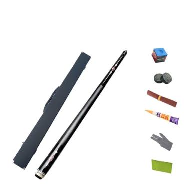 Imagem de CQBXRD Taco de Bilhar Profissional 1/2 Bordo Canadense - Taco de Sinuca Profissional com Cabeça 13mm, 147cm (58in) (B Tacos de bilhar e acessórios+ barril box A, 13mm)