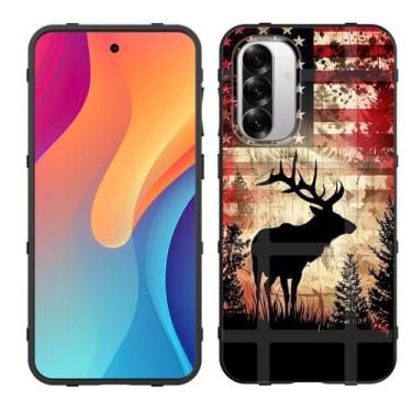 Imagem de GFEWYTJYJ Capa para Galaxy A36 5G / A56 5G, capa protetora de borracha macia TPU flexível com absorção de choque para Samsung Galaxy A36 5G / A56 5G 2025, bandeira americana