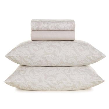 Imagem de Jogo De Lençol Casal 100% Algodão 4 Peças Susan 160 Fios Karsten