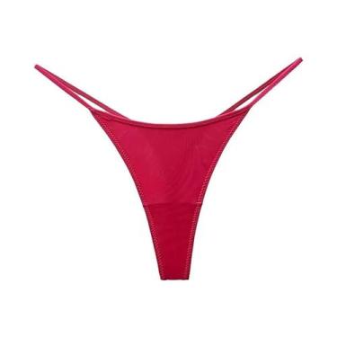 Imagem de Calcinha Tanga de Leopardo - Cintura Baixa, Sem Costura, Tamanhos S-XL