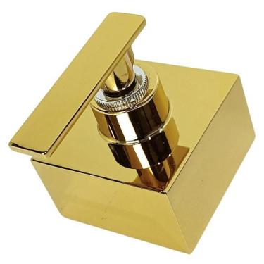 Imagem de Acabamento Alavanca Chata P/ Registro Deca Dourado - Montelar Acabamen