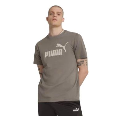 Imagem de Camiseta Puma Essentials NO. 1 Logo Masculina - Marrom EGG-Masculino