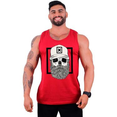 Imagem de Regata Clássica  MXD Conceito Caveira Lenhador Masculina-Masculino