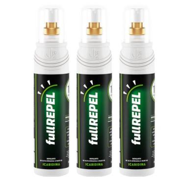 Imagem de 3x Repelente Spray Adulto Fullrepel Icaridina 100ml Proteção