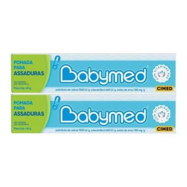 Imagem de Kit 2 Pomadas Contra Assaduras Babymed Azul De 45g - Cimed