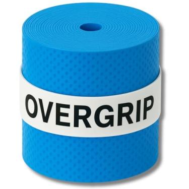 Imagem de Kit 6 Overgrips Para Raquete Tênis e Beach Tennis Alta Aderência, Fácil Aplicação, Conforto na Pegada, Secagem Rápida e Excelente Custo-Benefício KOALAECOM® (Azul)
