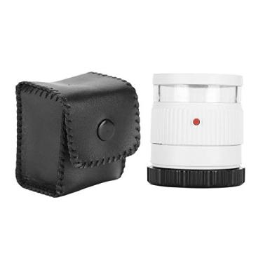 Imagem de Lupa da óptica 30x com lupa por portátil portátil de escala Glass de alta definição de alta definição para leitura da verificação da moeda e trabalho detalhado de metal abds branco