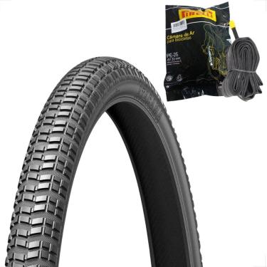 Imagem de Pneu Levorin Atacama Aro 26 x 1.95 + Camara de ar Pirelli bico grosso Bicicleta Bike Mtb Dh