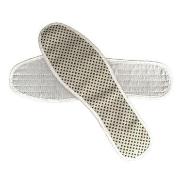 Imagem de Par Palmilha Magnética Turmalina Acupuntura Tratamento Pés - Topmixsho