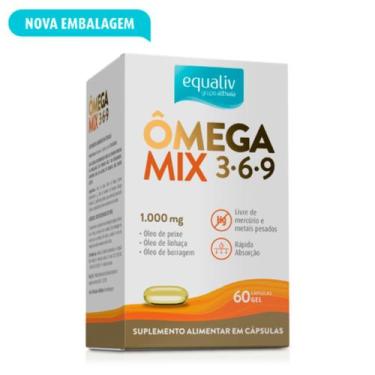 Imagem de Suplemento Alimentar Mix Omêga (3, 6 e 9)  Equaliv - Equaliv Pharma