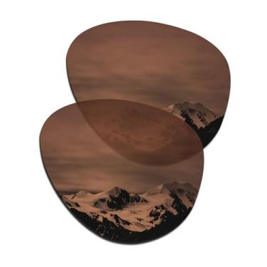 Imagem de SmartVLT Lentes de reposição unissex marrom âmbar para óculos de sol Ray-Ban Aviator RB3025 55 mm