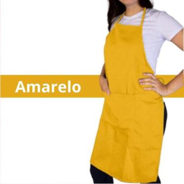 Imagem de Avental de Cozinha com Bolso Frontal e Regulagens de Altura e Cintura 