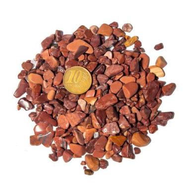 Imagem de 100g Jaspe Africano Rolado Pedra Natural PP 5 a 10mm Aprox - Cristaisd