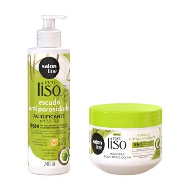 Imagem de Salon Line Kit Máscara + Acidificante Meu Liso Antiporosidade