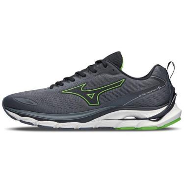 Imagem de Tênis de Corrida Masculino Mizuno Wave Dynasty 5, Cinza, 41