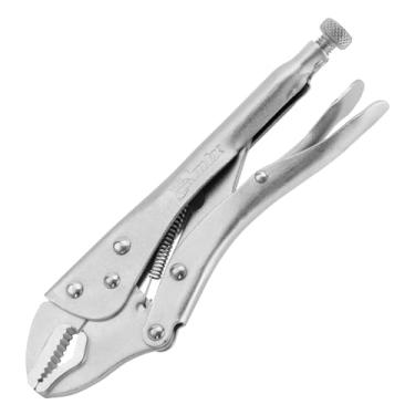 Imagem de MTX Alicate de Pressão 10" (250 mm) Mordente Curvo – Ferramenta Profissional de Alta Resistência