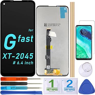 Imagem de PDTEK Substituição De Tela Lcd Touch Display Digitalizador Conjunto Para Motorola Moto G Fast Xt2045 Xt2045-3 6.4, Preto