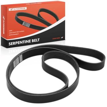 Imagem de A-Premium Substituição de correia serpentina para Freightliner MT45 MT55 1999-2006 FL60 FL70 FL80 1997-2003, 3.9L 5.9L 8.3L 10.8L 14.6L