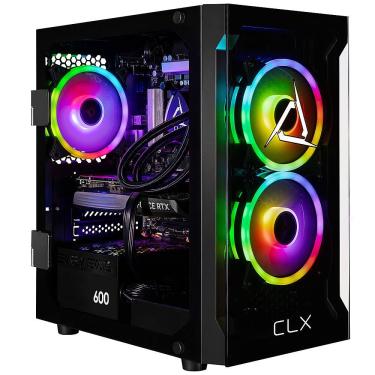 Imagem de CLX - SET Gaming Desktop - Intel Core i7 14700KF - 16GB de memória DDR5 5600 - GeForce RTX 4060 Ti - 1TB NVMe M.2 SSD - Preto-TGMSETRTA4205BM