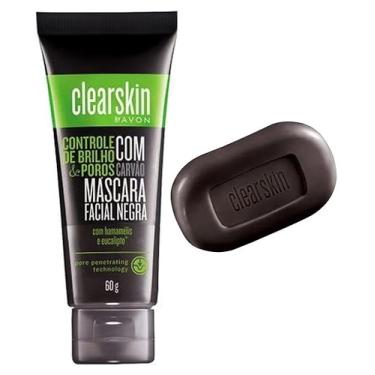 Imagem de Máscara Negra Facial com Minerais 60g+ Sabonete Purificante com Carvão Avon Clearskin 80g