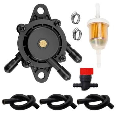 Imagem de Bomba de combustível para Kohler 17HP-25 HP motor pequeno cortador de grama trator, bomba de combustível a vácuo a gás com filtro de combustível para Honda para Yamaha para John Deere
